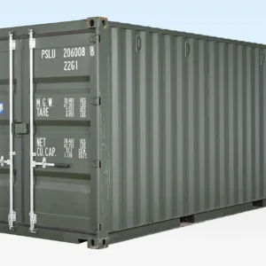 20ft Shipping Container (One Trip) Dark Green (RAL 6007)