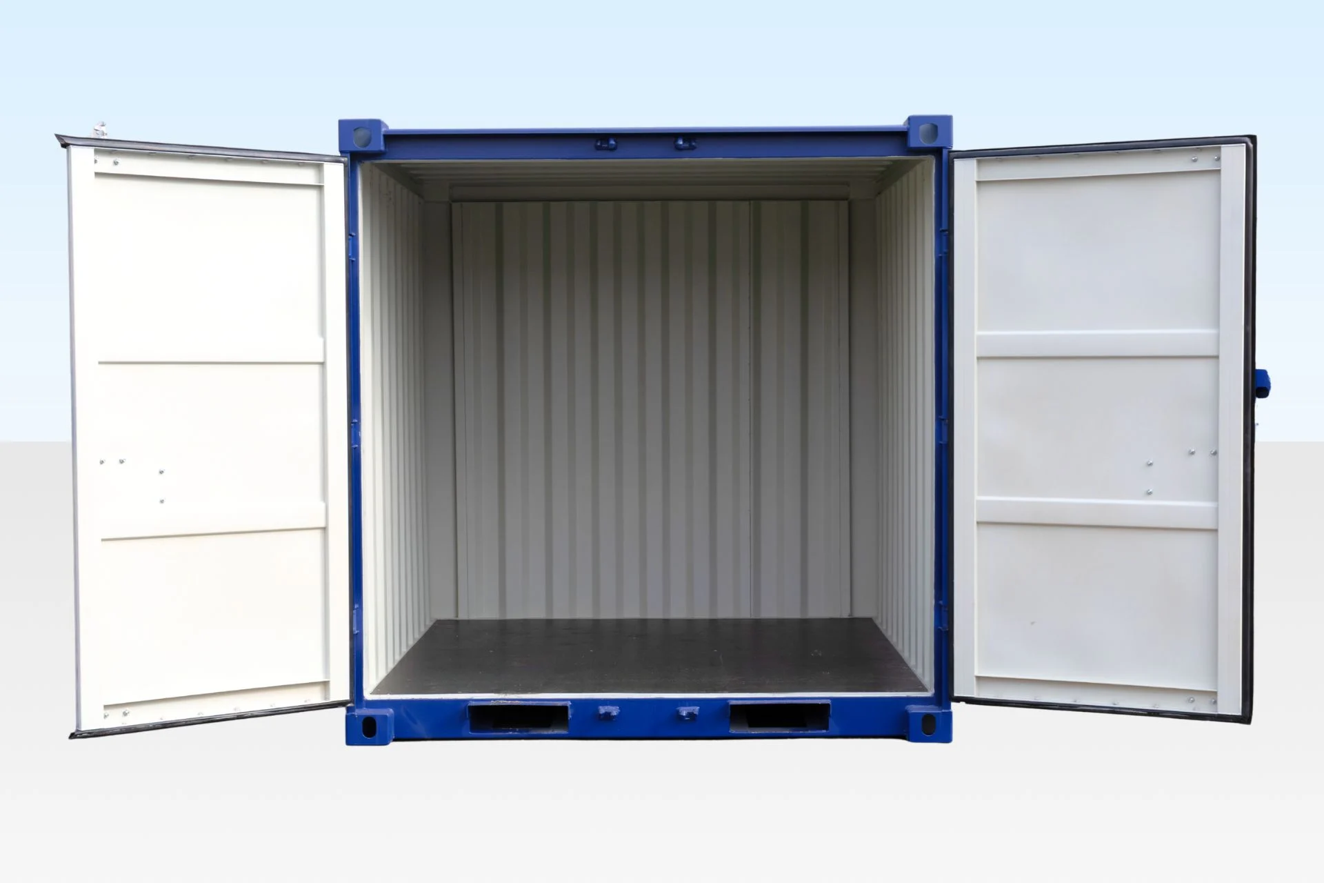 8ft Storage Container New Blue (RAL 5013)
