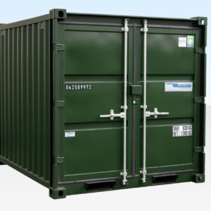 8ft Storage Container New Green (RAL 6007)